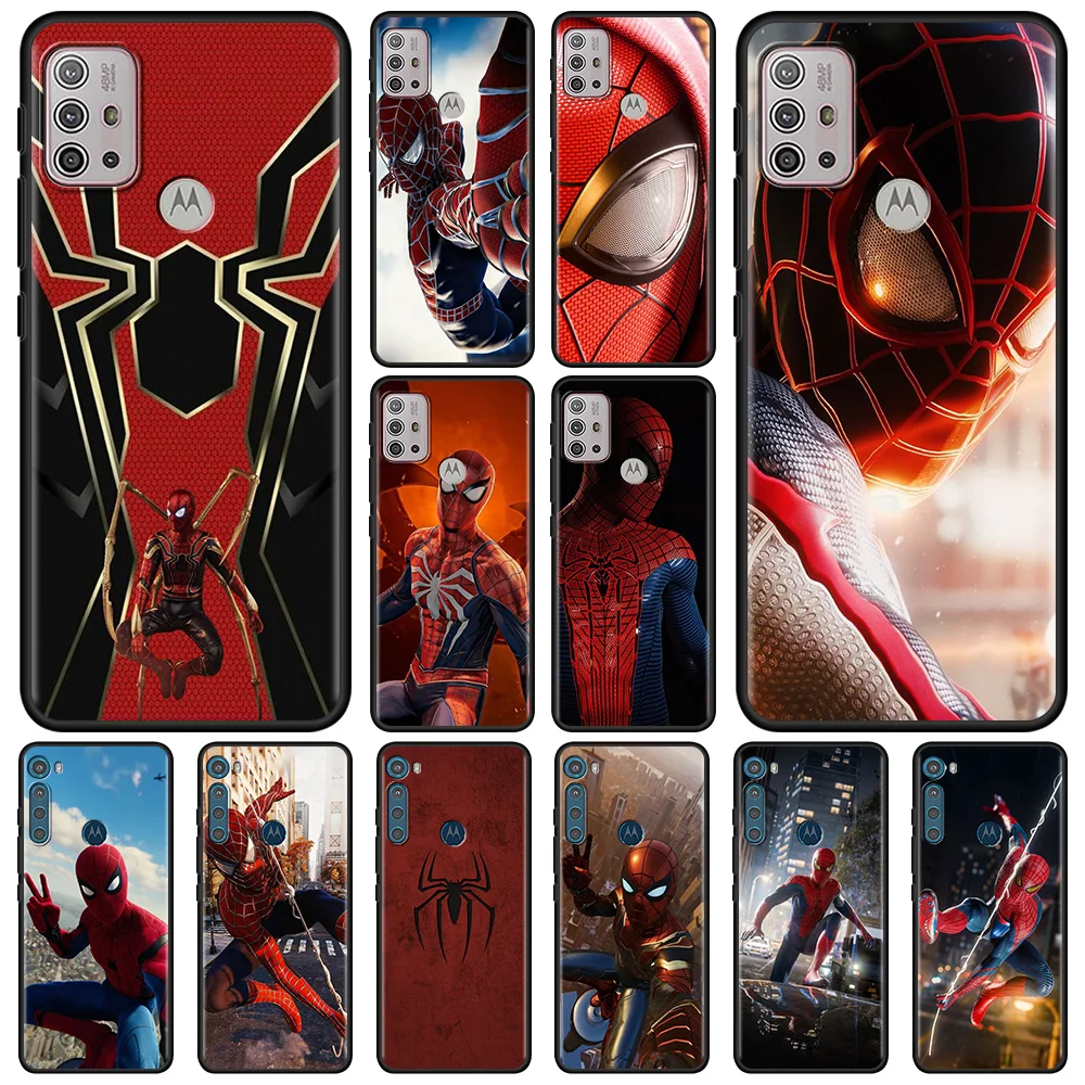 Чехол для MOTO G60 G50 G40 G30 G20 G10 G9 G8 G Edge Play Plus One Fusion E6s Edge20 Pro 20Lite Marvel Человек-паук 3 Питер