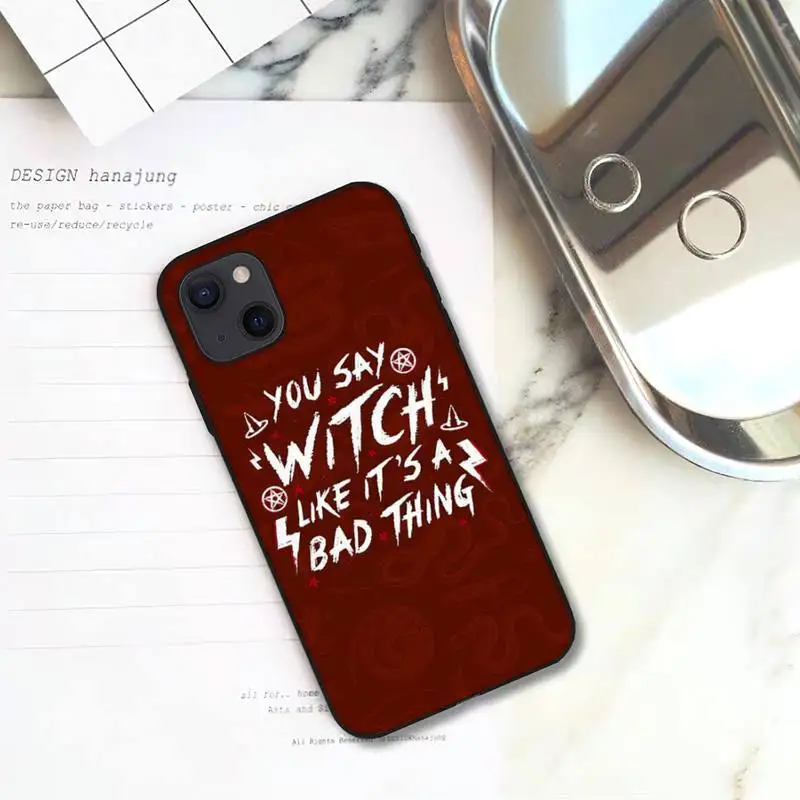 Чехол для телефона Sabrinas the little witch Spellman iPhone 11 12 Mini 13 Pro XS Max X 8 7 6s Plus 5 SE XR | Мобильные