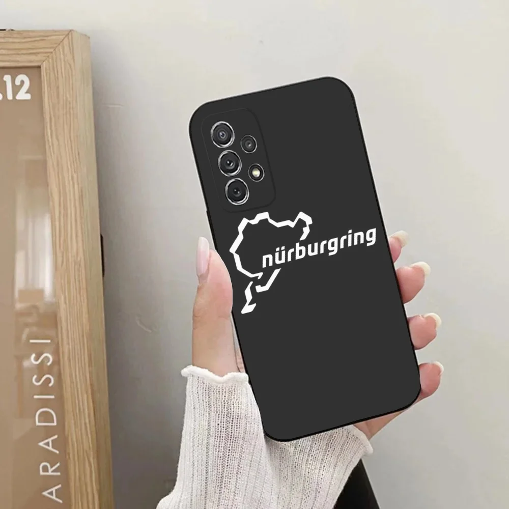 Luxury Nurburgring Sport Racing track Phone Case For Samsung Galaxy A20 A21s A22 A31 A32 A52 A53 A72 73 A80 A91Soft Black Cover