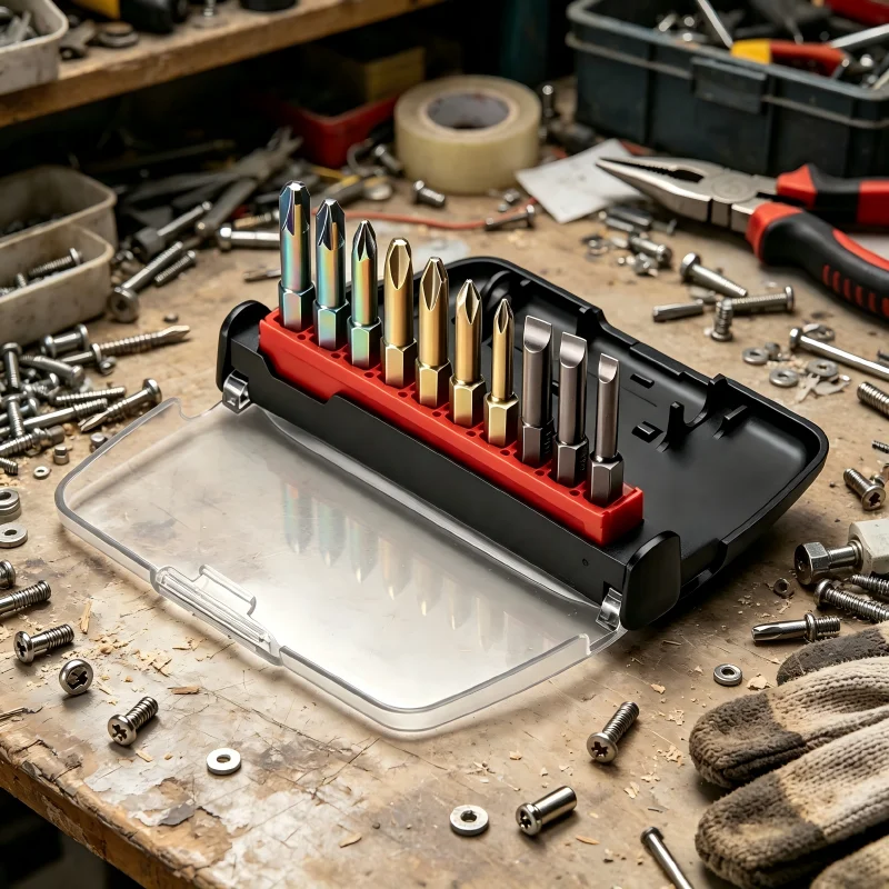 Фото Набор бит PB Swiss Tools Hardened Anti-Camout E6.3 (10 шт.) для обслуживания автомобильной электроники, в кейсе PB E6.700 E6.701 E6.702 №1