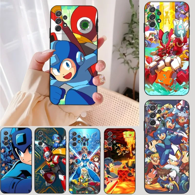 

Rockman Megaman X Zero Anime Phone Case For Samsung Note 10 20 9 8 Pro Plus Lite Ultra M40 M80s M20 M31 M10 J7 J6 Prime Black
