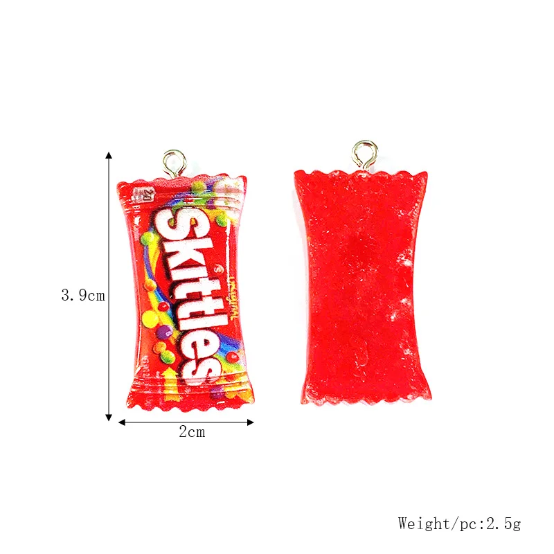 Прямоугольные шоколадные подвески 10 шт