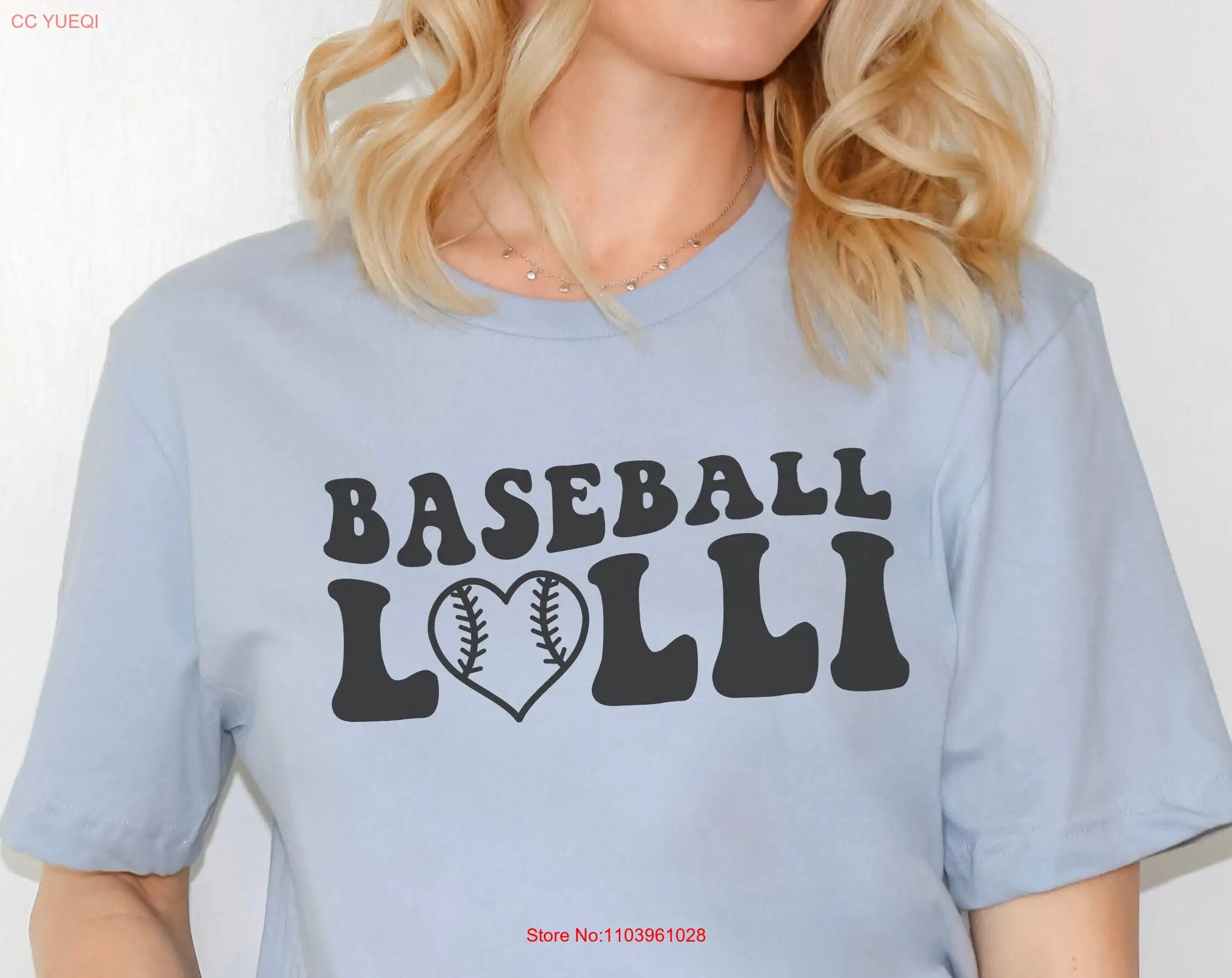 Фото Бейсбольная футболка Lolli Grandma From Grandkids Grandson Sport с длинными или короткими рукавами №1