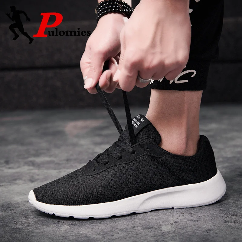 

New Man Tennis Shoes Light Shoes Breathable Mesh Sneakers Bubble Cushion Platform Sneakers Men Sport Shoes Walking Footwear