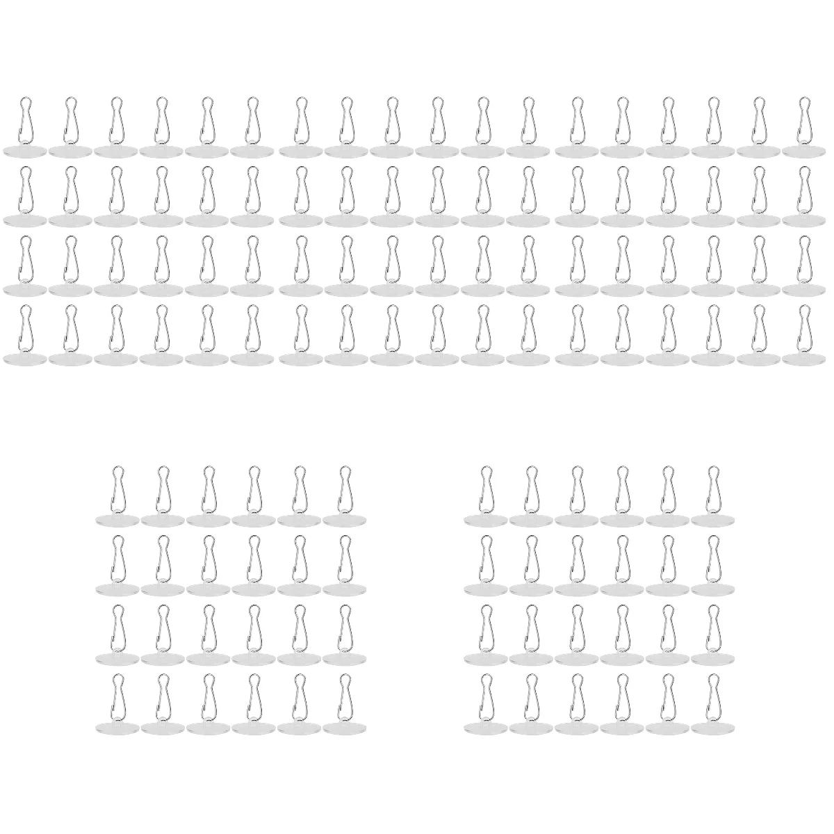 

150 Sets Adhesive Ceiling Hook Drill Ceiling Hook Wall Decoration Hanger