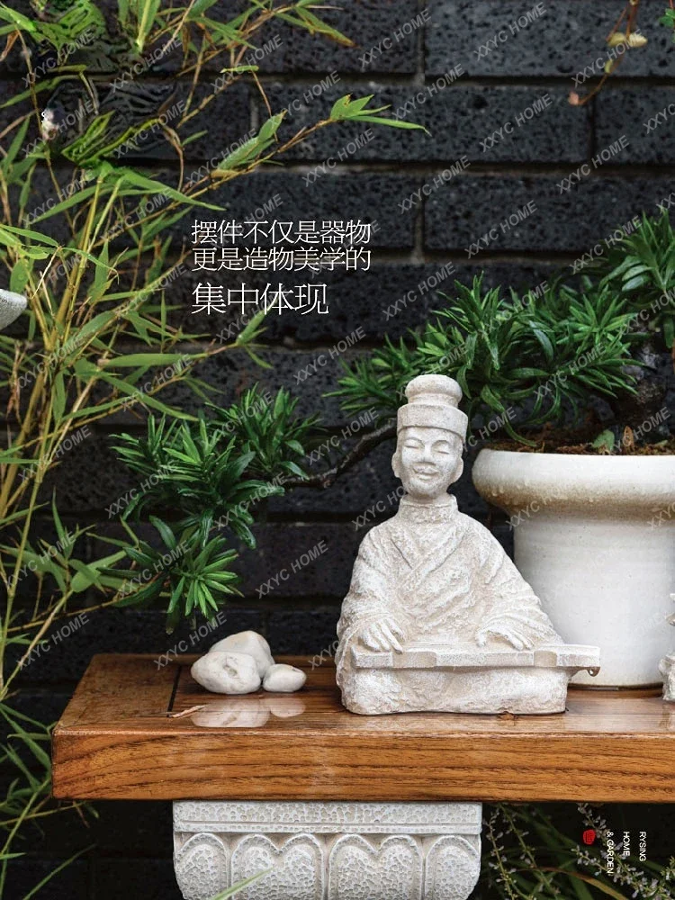 Украшение в китайском стиле для двора беседки ландшафта сада дзен Ретро Декор