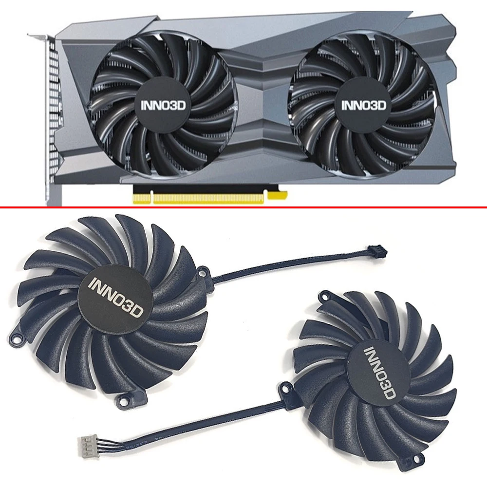 Вентилятор для видеокарты, 85 мм, 4-контактный, CF-12915S RTX3060, RTX3050, для INNO3D GeForce RTX 3080, 3070, 3060TI, 3060, 3050