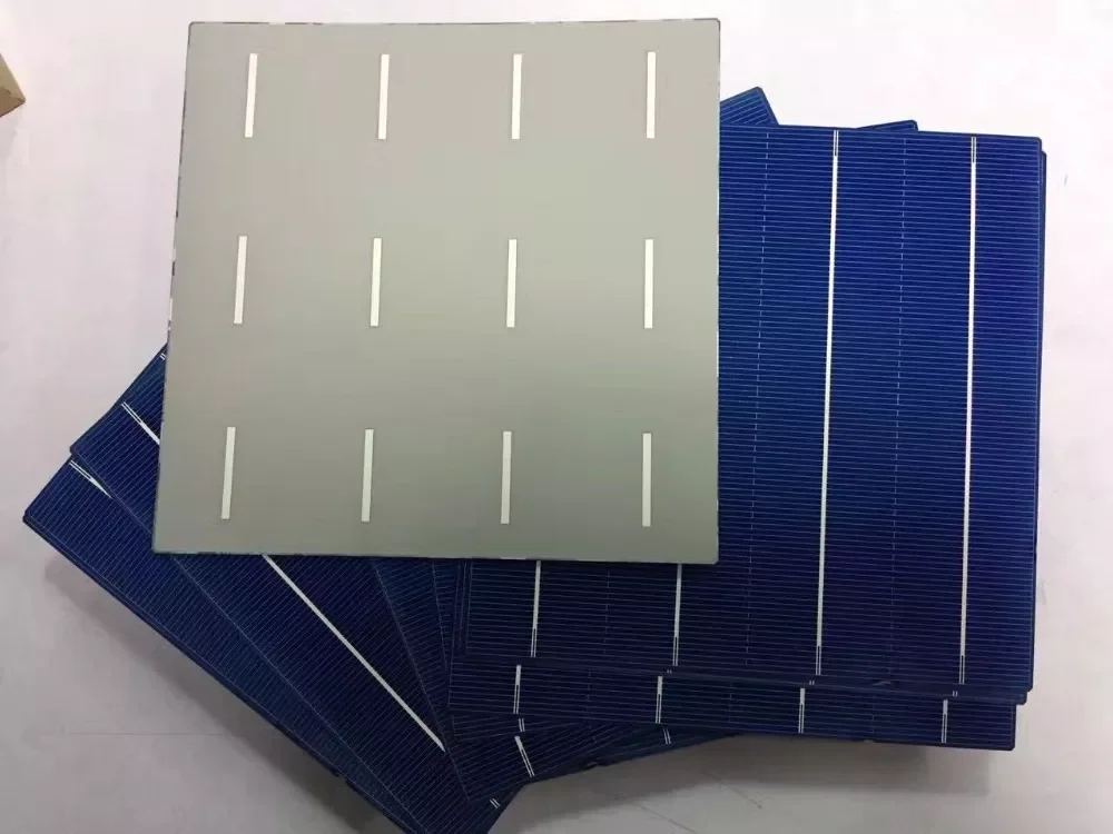 

60Pcs 4.4W 156MM Efficiency Photovoltaic Polycrystalline Silicon Solar Cell 6x6 Prices Cheap Grade A For DIY PV Poly Solar Panel