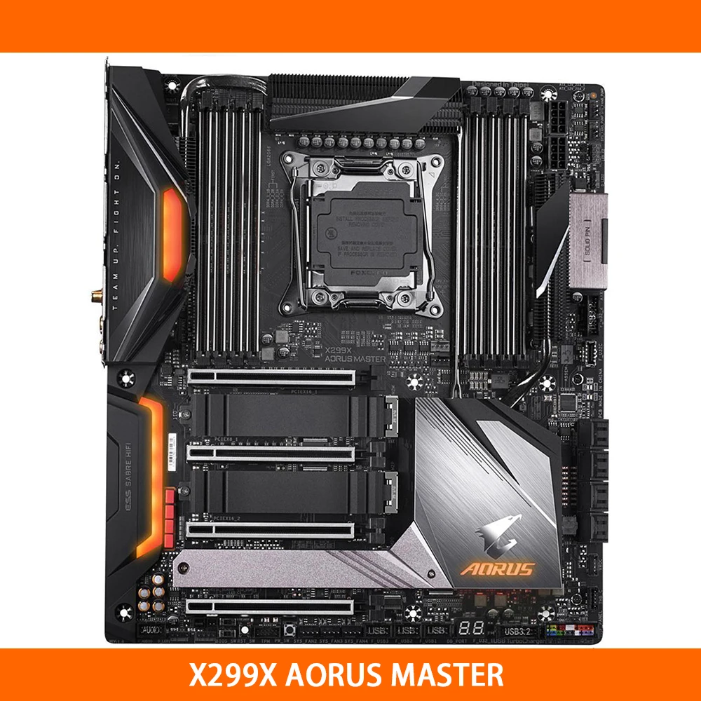 

X299 для Gigabyte X299X AORUS MASTER LGA 2066 DDR4 256 ГБ аналогичный ядру или выше серии X/Core i9 X процессоры