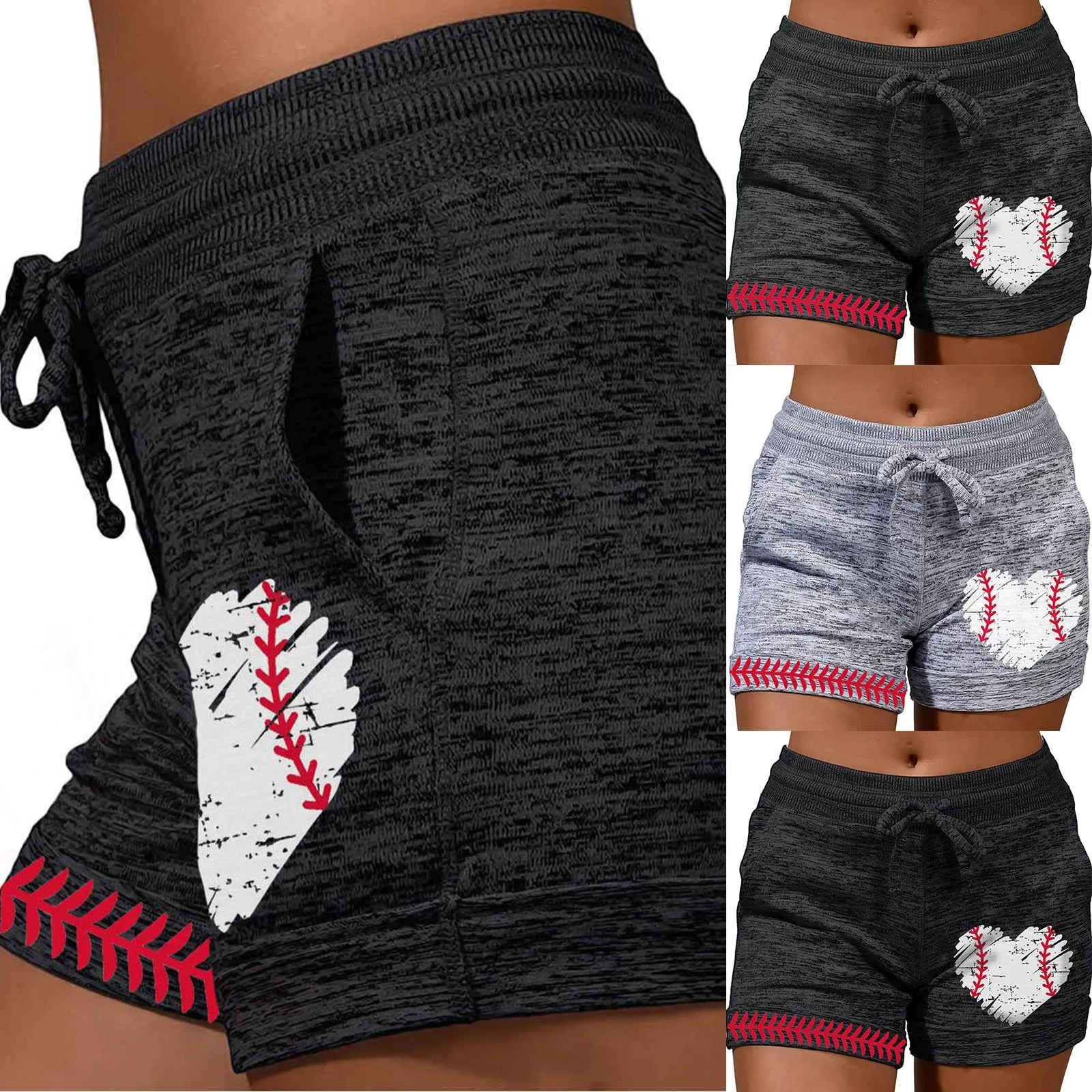 

1 PCS Fashion Women Quick Drying Casual Sports Shorts Print Elastic Short Yoga Pants Womens Petite Pants Casual Work