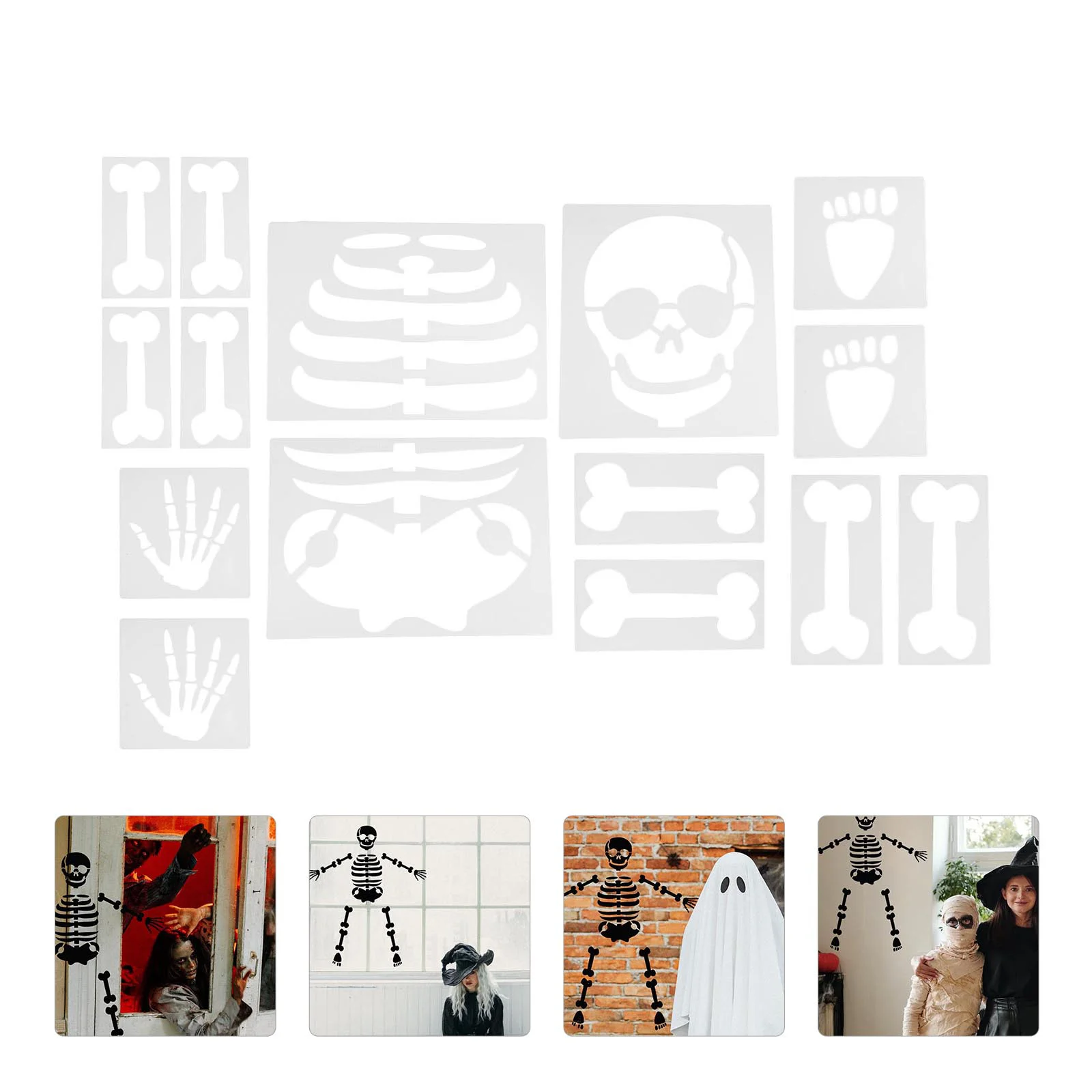 

Трафареты трафареты шаблон Хэллоуин живопись artreusableшаблоны для рисования на стене работа змея ремесло фермерский холст комплект с вырезам...