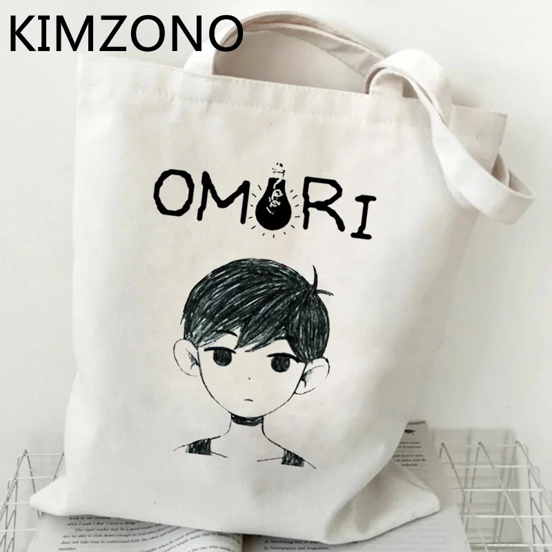 

Omori shopping bag cotton reusable shopper bolsas de tela grocery recycle bag bag boodschappentas jute fabric bolsa compra cabas