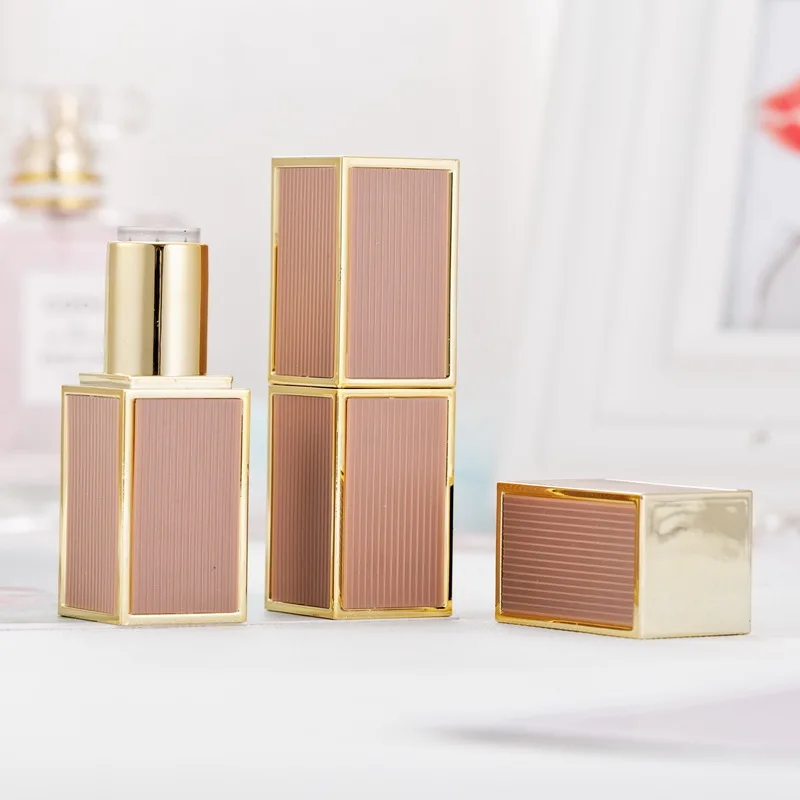 1/5 шт. 3 5 г пустая квадратная тюбик для помады высшего класса розовые многоразовые