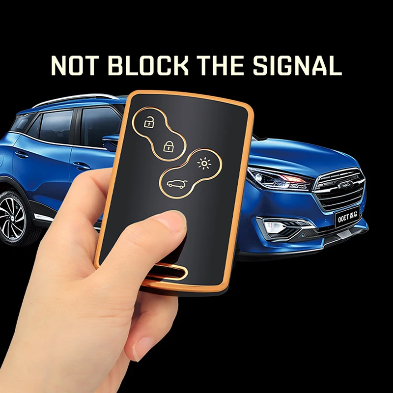 

1Pc TPU Car Card Key Case Cover Shell For Renault Duster Captur Clio Logan Megane Koleos Scenic Nema Fluence Zoe Accessories