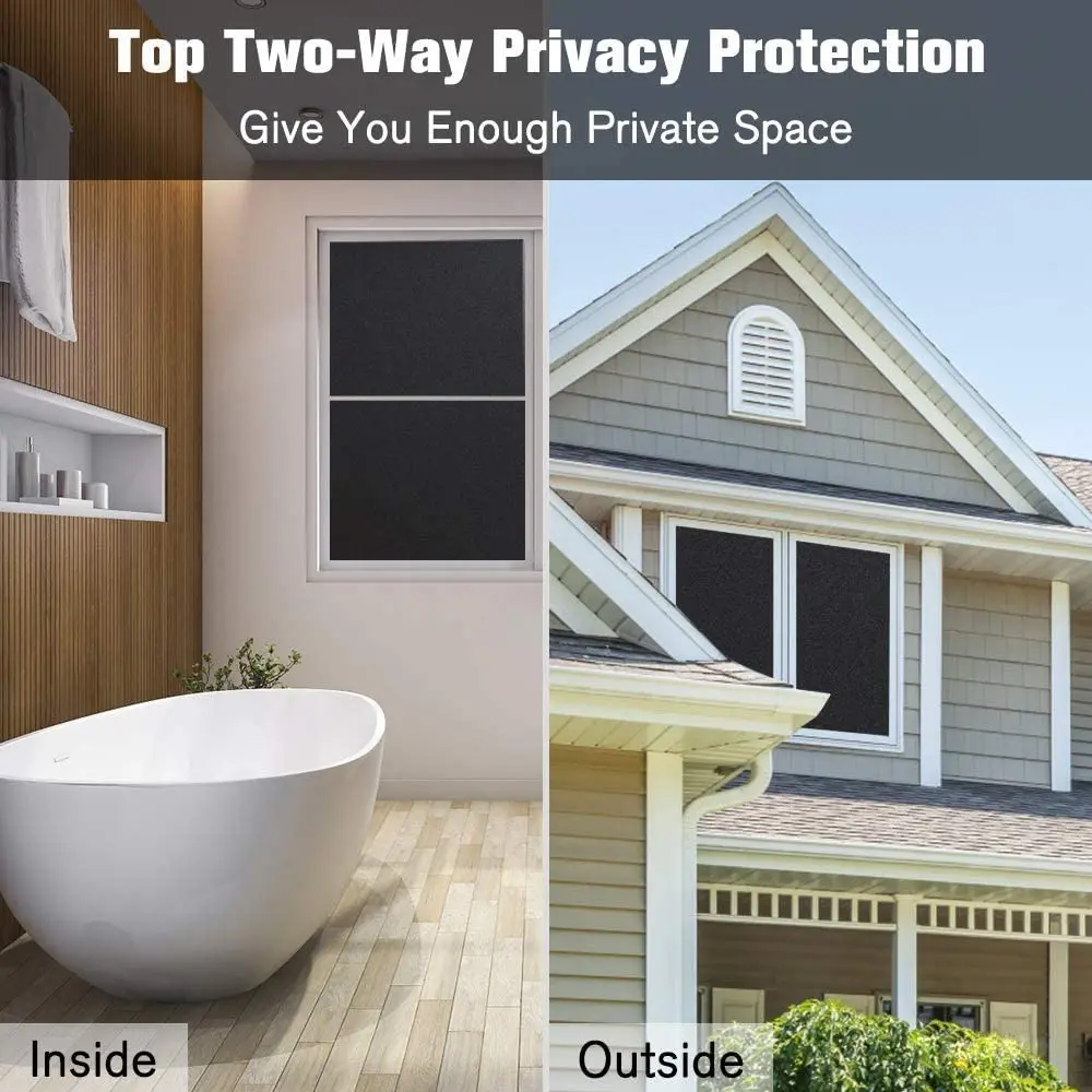 Тотальная светонепроницаемая оконная пленка 100% Тонировочная наклейка с