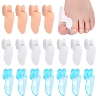 4pcs2pairs silicone gel bunion pedicure for fingers toe separator overlapping spreader protection corrector valgus separador
