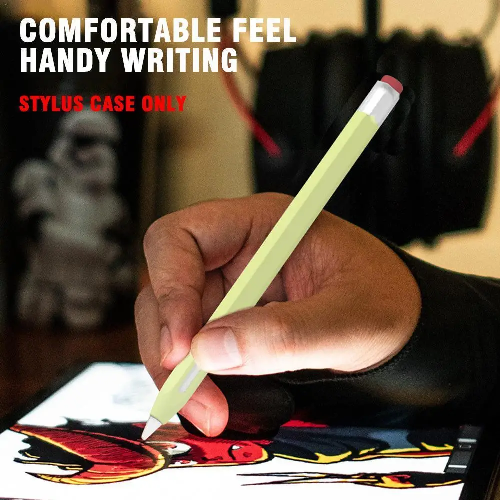 

Силиконовый защитный чехол для карандаша 1 2 для планшета стилус защитный чехол Противоскользящий и противоударный F1v8