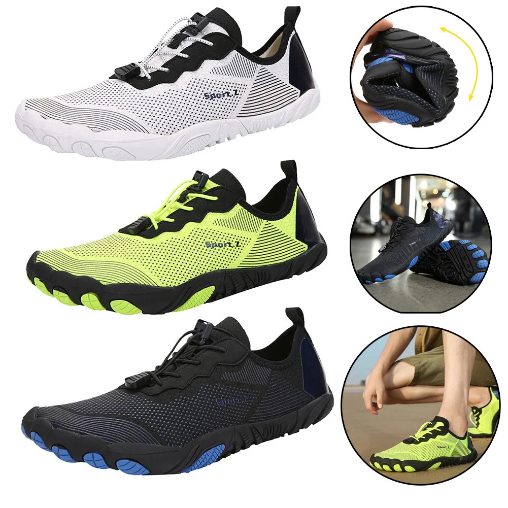 

Non-slip Aqua Shoes Breathable Diving Sneakers Wear-resistant Trekking Wading Shoes Comfortable Outdoor Supplies for Lake Hiking