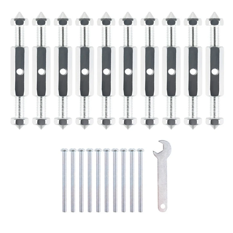 

10Pcs/set Wall Mount Switch Box Repair Tool Secret Box 86mm Switch Cassette Repairer Support Rod Electrician Accessories