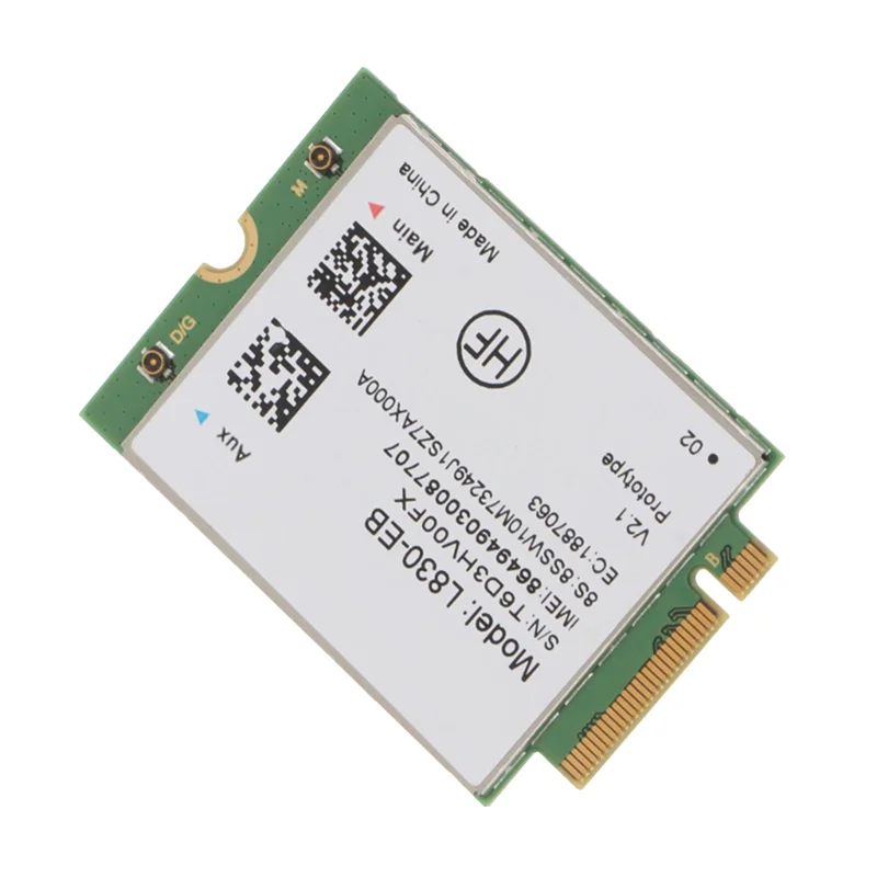 L830-4G модуль Wi-Fi карты для X280 T480 T580 P52S L480 L580 T490 T590 P53S T490S X390 L490 L590 01AX761