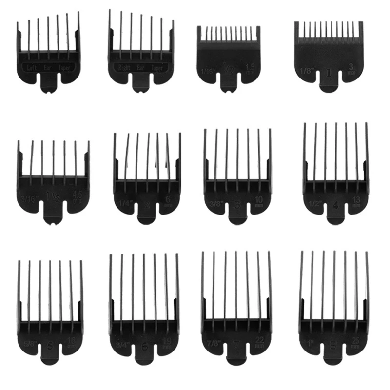 

Professional Hair Clipper Guards Coded Comb Attachment Hair Clipper Guide Combs Cutting Guides for Most Hair Clippers