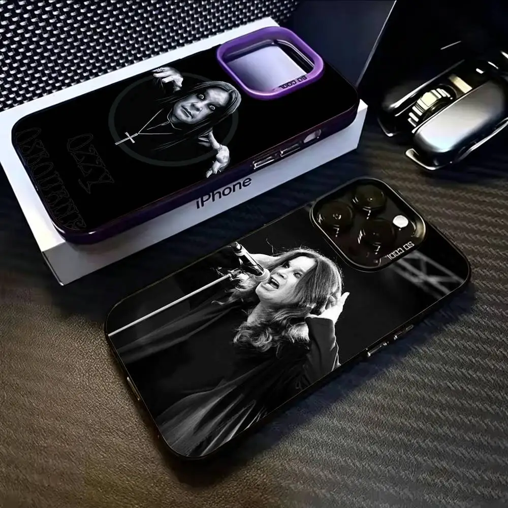 Фото Чехол для телефона Band O-Ozzy O-Osbourne для iPhone 17, 16, 15, 14, 13, 12, 11 Plus, Pro Max, XS, цветной, серебристо-черный №1