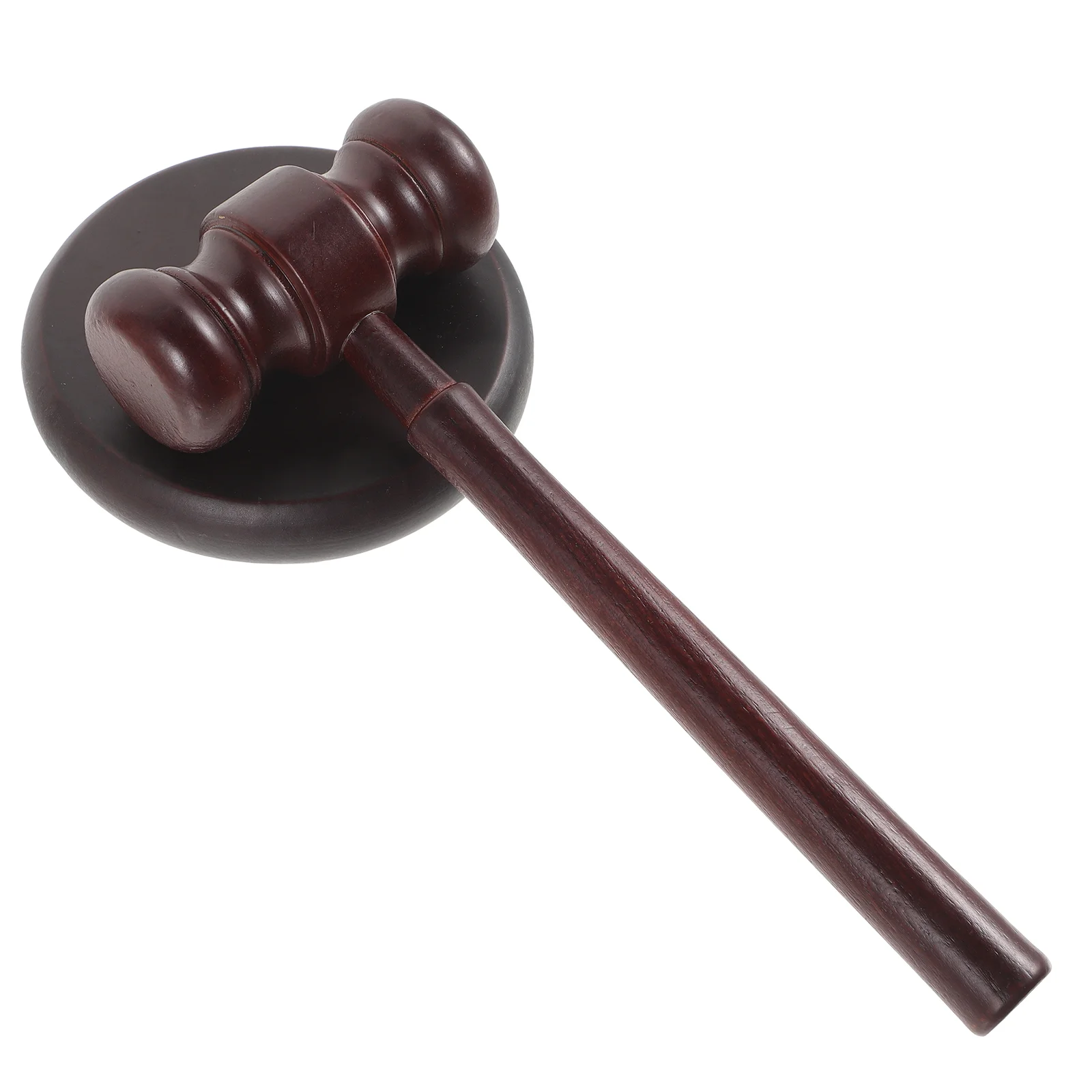 

Healifty Gavel Block Set Wood Hammer Sound Block Wooden Mallet Justice Costume Dress Up Accessory