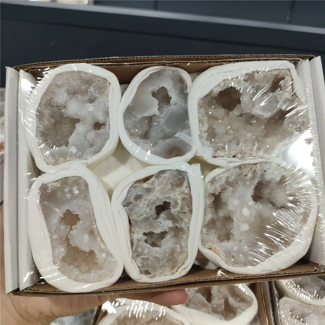 

Natural Agate Rock Crystal Quartz for Home Decoration Crystal Quartz Gemstones Crystals Bulk Mineral specimen gift box