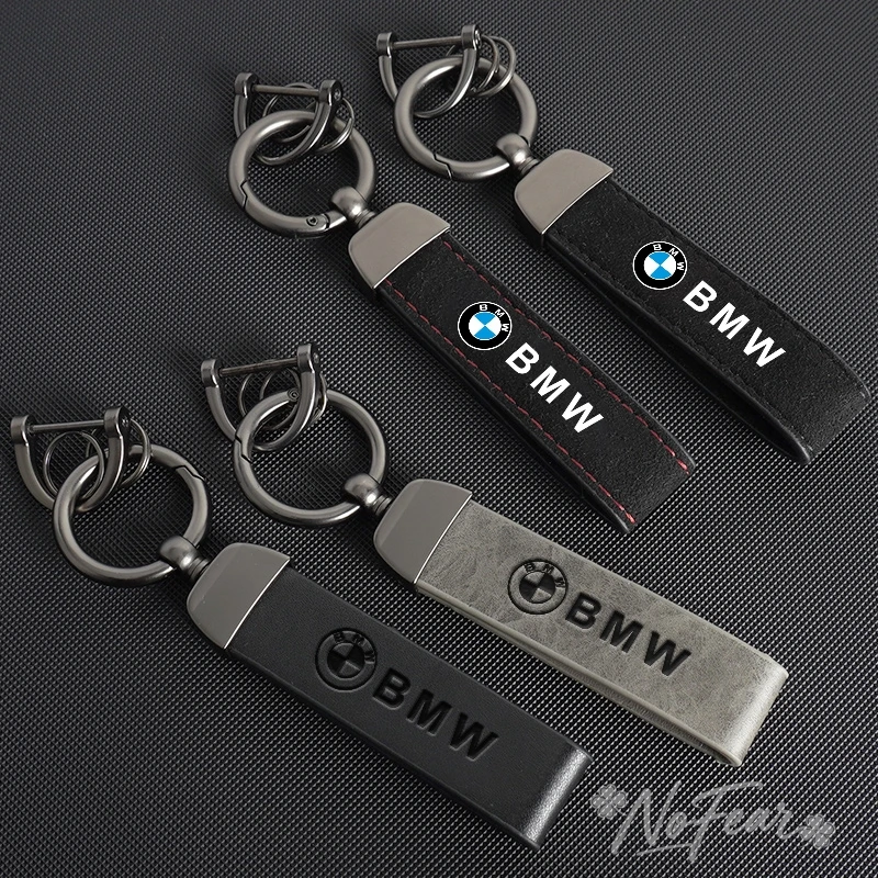 Фото Кожаные брелоки для ключей BMW F30 F10 E90 F20 E46 E60 E70 E39 E36 E87 X7 E92 E91 E28 X3 X1 X2 X5 X6 E3, автомобильные наклейки №4