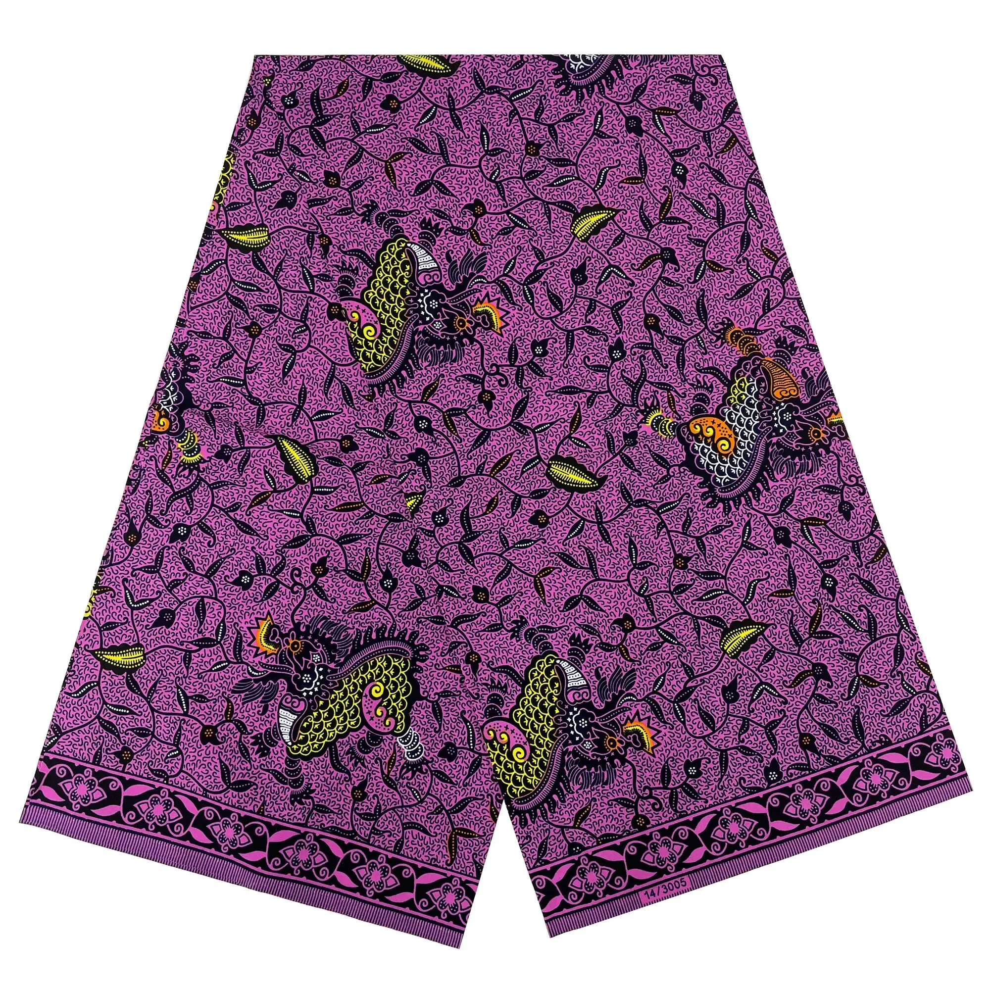 

100% Cotton Veritable Original Real Ankara African Wax Prints Fabrics High Quality 2023 Newest Nigeria Batik Wax Tissu Pagne