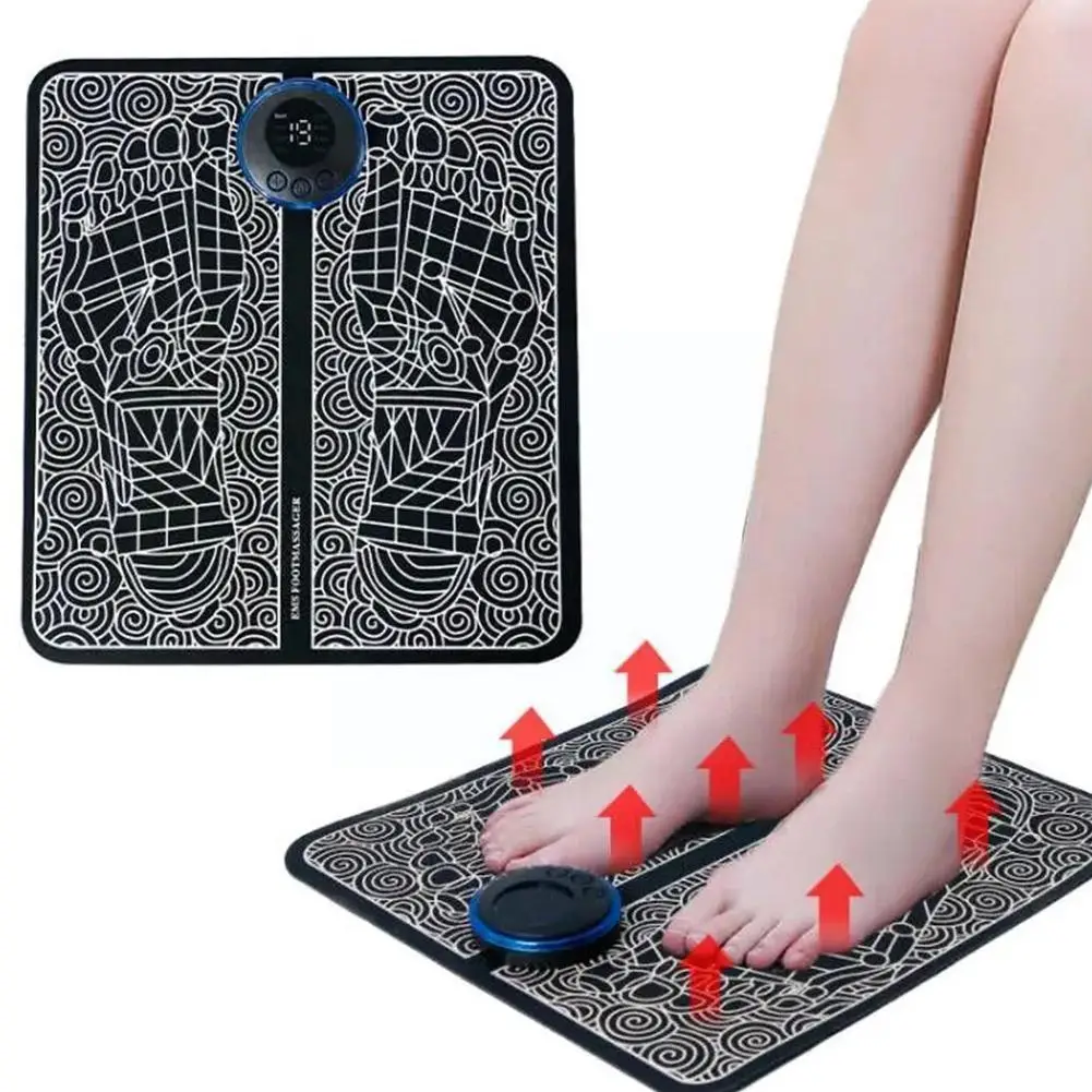 

Tens EMS Fisioterapia Foot Massager Mat Massageador Electric Pes Relaxation Massage Terapia Fisica Salud Muscular Care Heal Z3S6