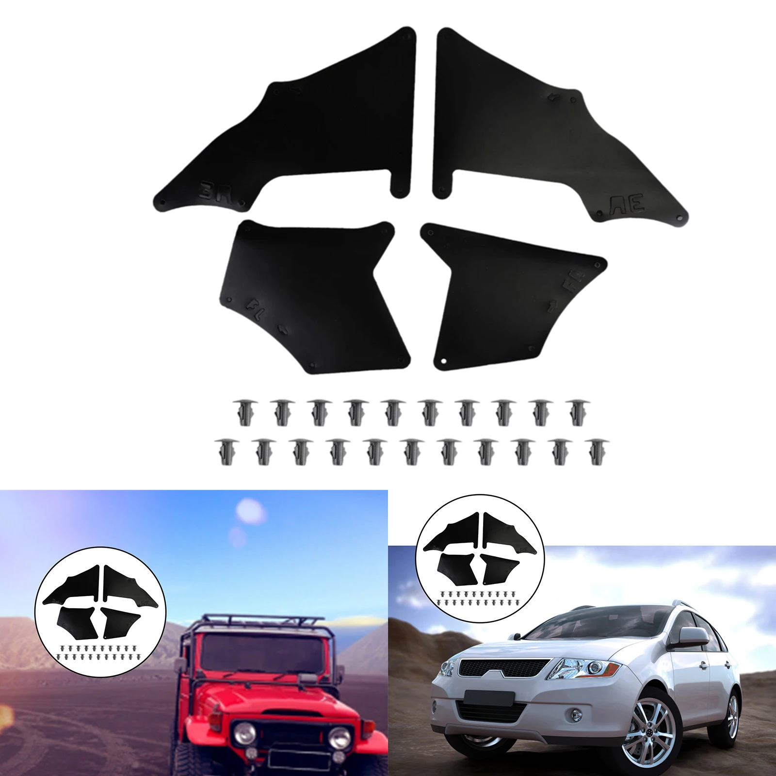 

Брызговики для Toyota J120 J150, брызговики