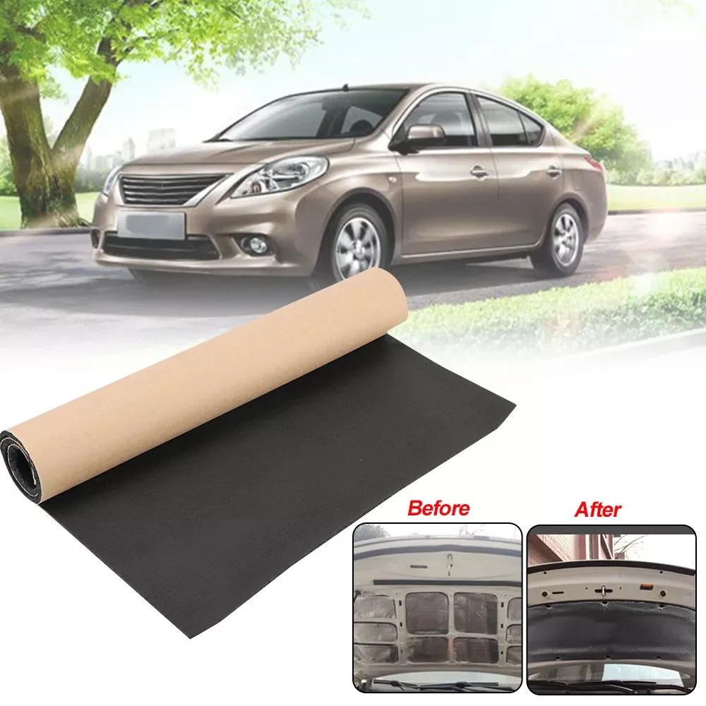 

LEEPEE Car Sound Proofing Deadening Mat 3/6/8/10mm Thickness Heat Closed Cell Foam Car Truck Sound Insulation Cotton 50x30cm