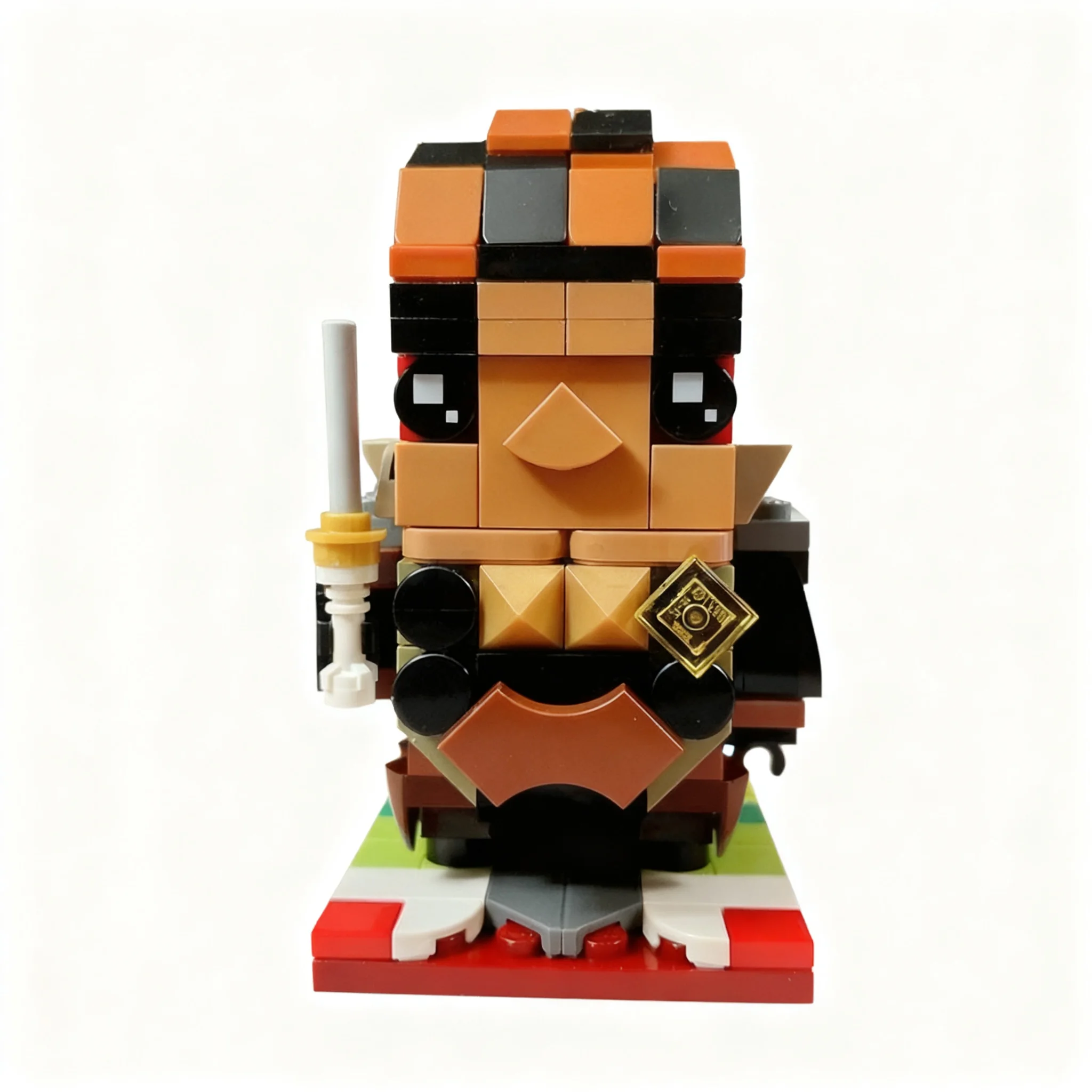 Фото 256 шт. MOC Babylon 5 Ta'Lon BrickHeadz, модель строительных блоков, рождественский подарок, игрушка, конструктор, декоративное изделие, художественные блоки для сборки. №4