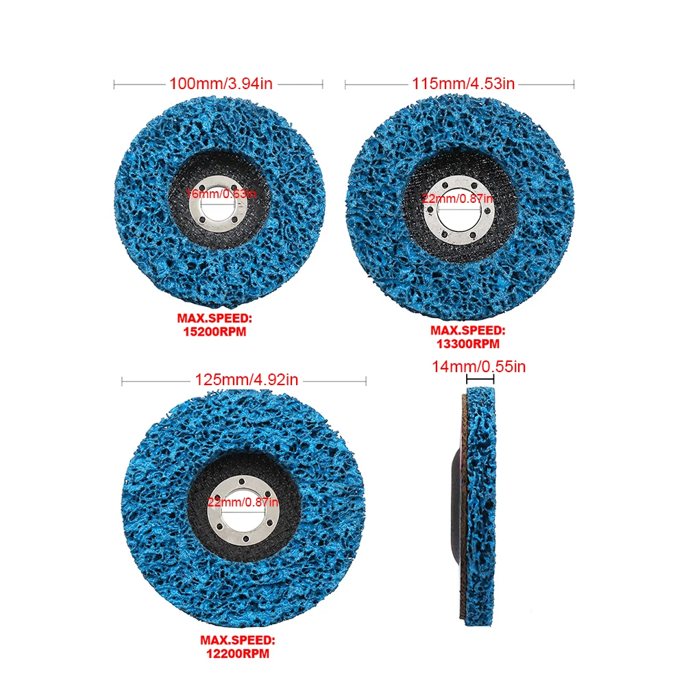 1PC Diamond Grinding Wheel Flap Disc Abrasive Tool Belt Grinder Polishing Buffing Wheels Angle Grinder Accessories 100/115/125mm images - 6