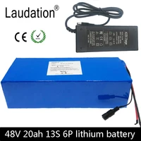 laudation 18650 48v 20ah 13s 6p lithium battery pack 54 6v electric bike battery 48v 20ah lithium scooter battery pack