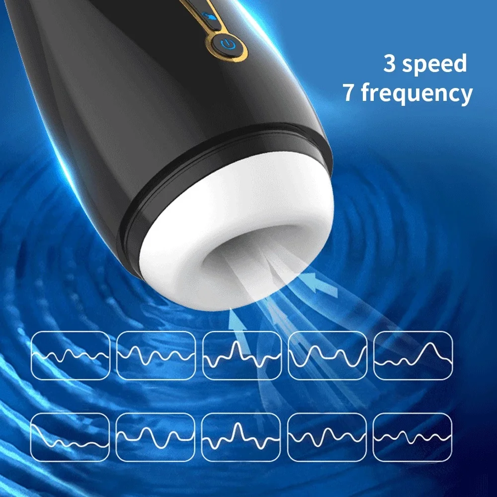Мужской мастурбатор с функцией автоматического сосания 7 режимов вибрации