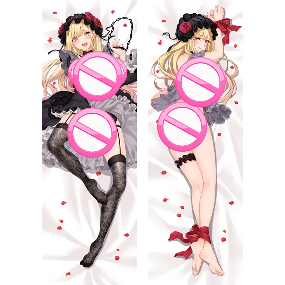 Наволочка с надписью Мой наряд дорогой Китагава Марин дакимакура наволочка