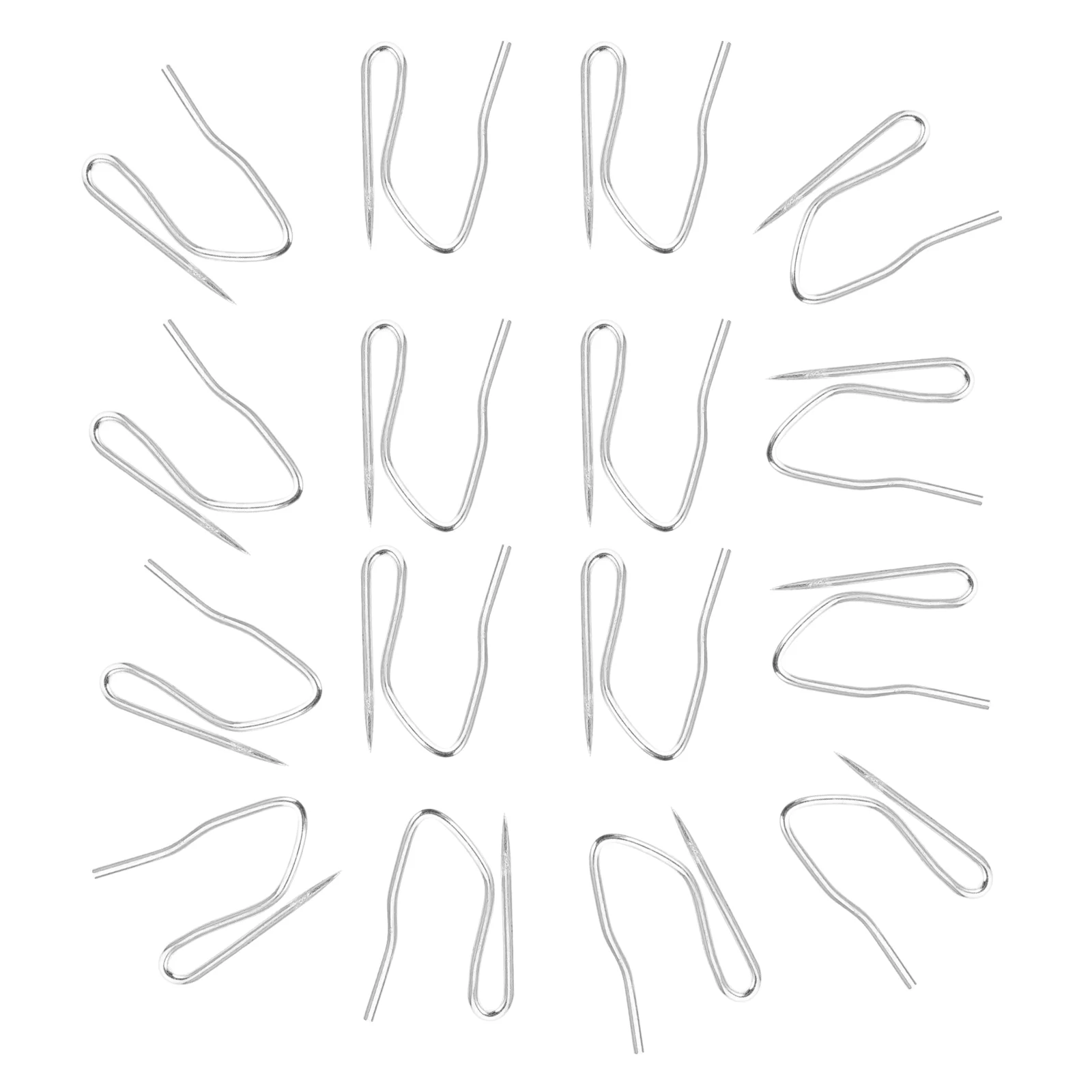 

100 Pcs Metal Clothes Rack Decorate Curtain Rings Hook Four Claw Shower Bathroom Towel Hanger Iron