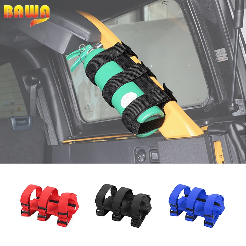 

BAWA Car Fire Extinguisher Fixed Straps Holder Interior Parts Accessories For Ford Bronco 2021 2022