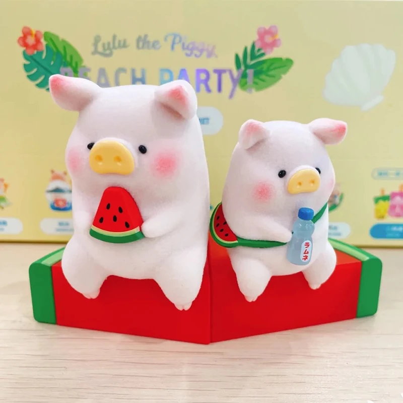 

[Pre-sale] Blind box toy canned pig sun party series creative kawaii new animal doll cute girl heart hand-made gift decoration