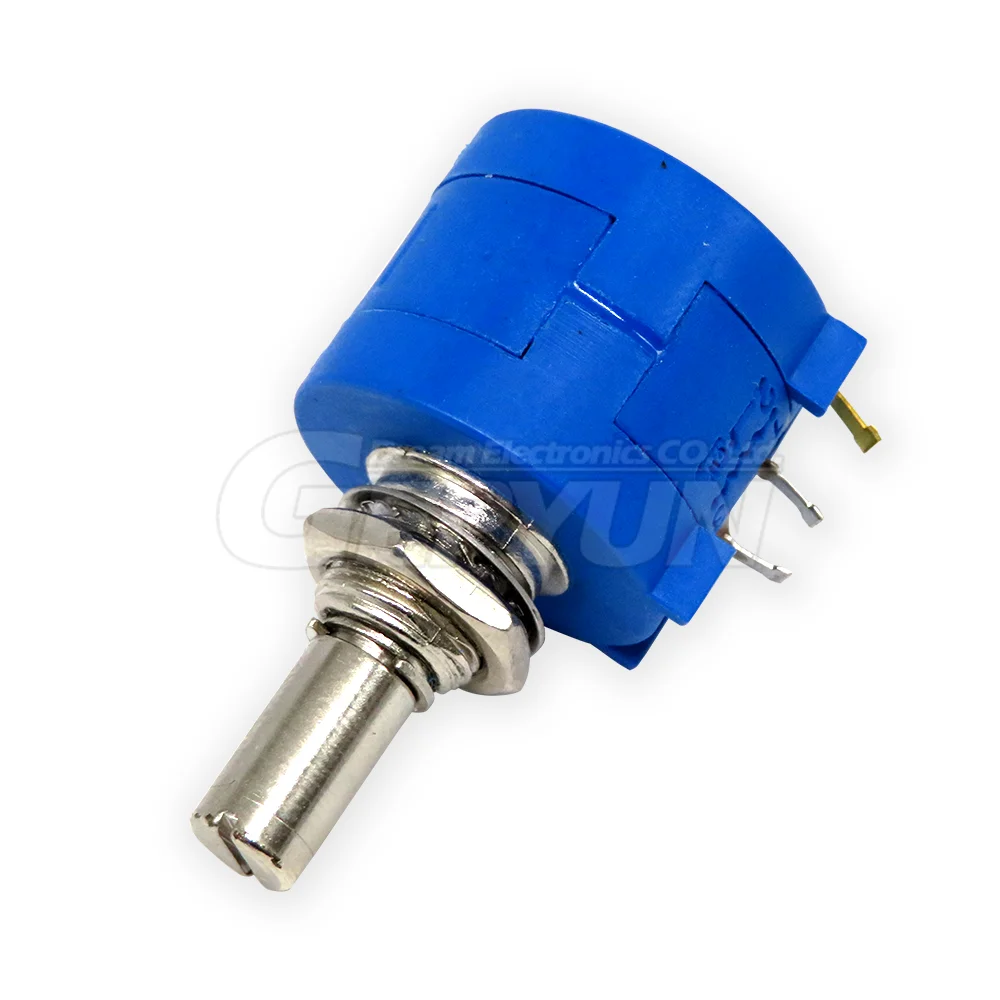 1 шт. 3590S многооборотный потенциометр 1K 2K 5K 10K 20K 50K 100Kohm прецизионный с регулируемым