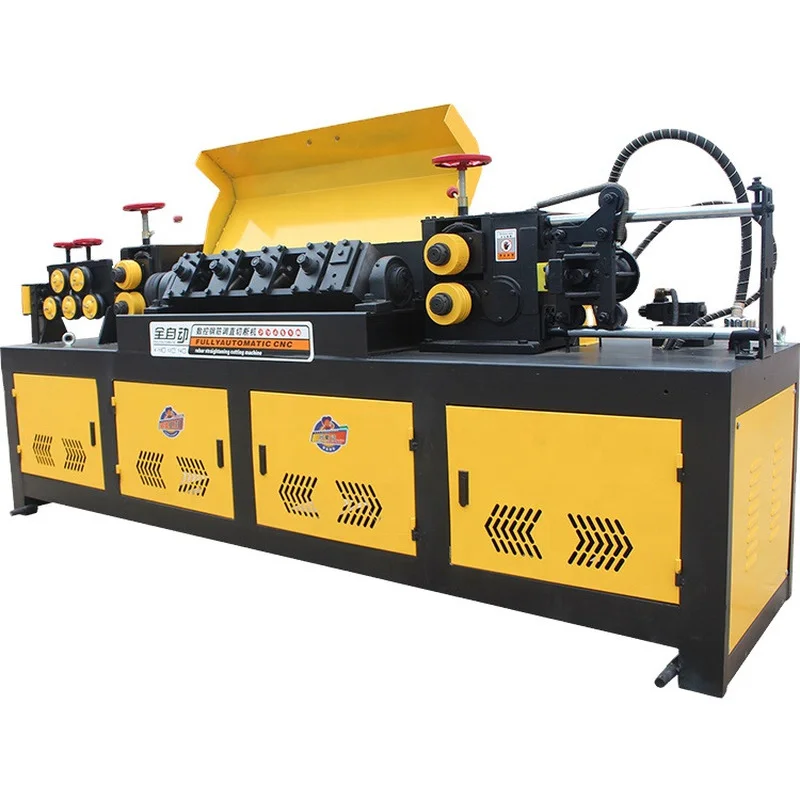 

High Quality Scrap Rebar Straightening Machine Wire Rod Straightening and Cutting Machine