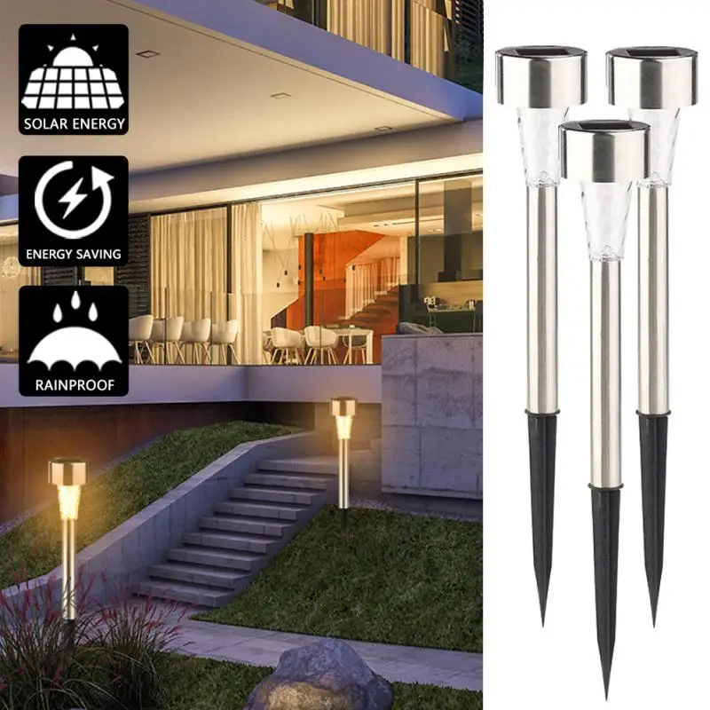 

Solar Garden Light Outdoor Lawn Lamp Lantern Waterproof Landscape Lighting For Pathway Patio Yard Lawn Decoration