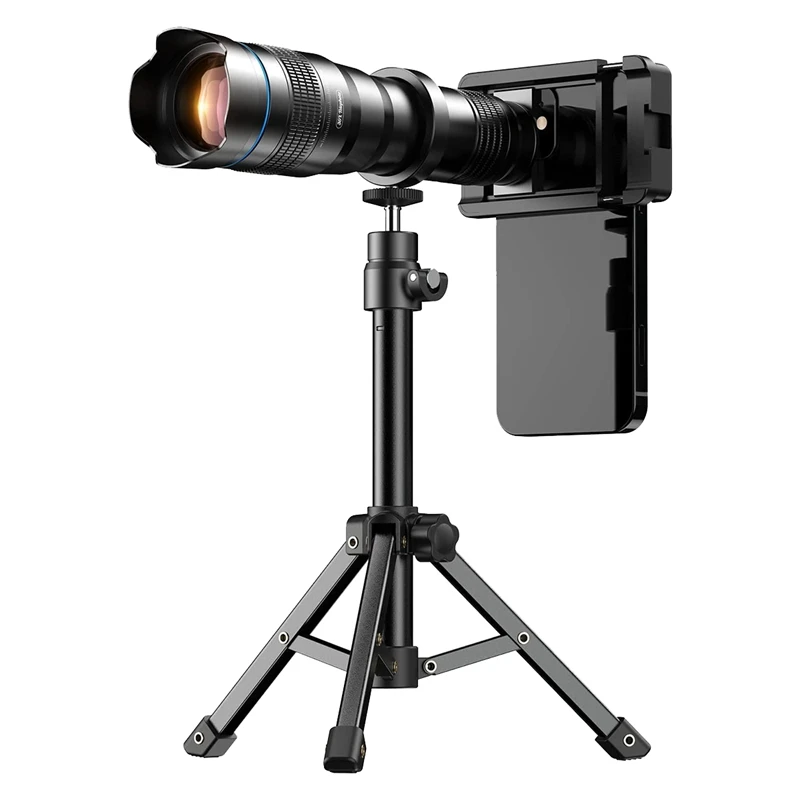 

Telephoto Lens Mobilephone Lens 36X Optical Magnification With Tripod And Phone Clip
