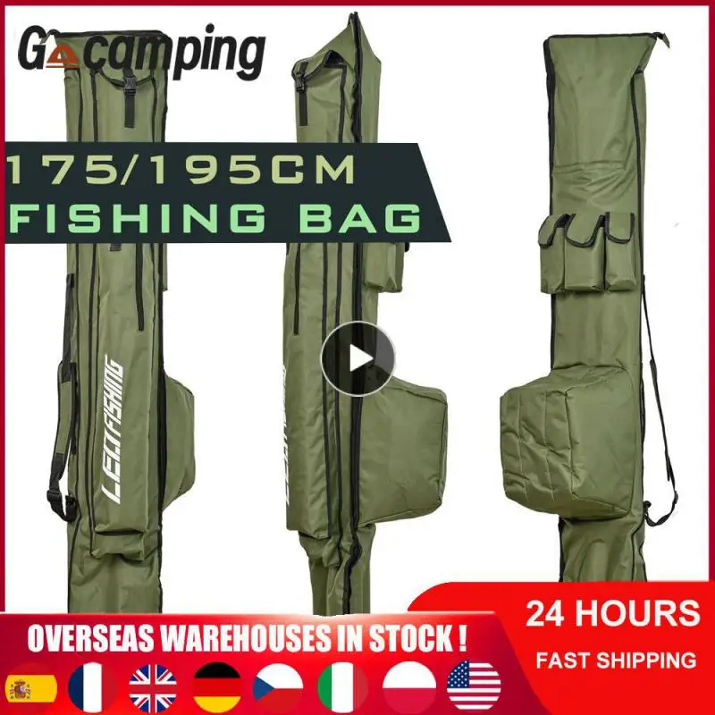 

Oxford Cloth Leo Fishing Rod Bag 1.75 1.95 Meters Fishpole Bag Extra-long Fishing Reel Pole Storage Bag Fishing Accessories