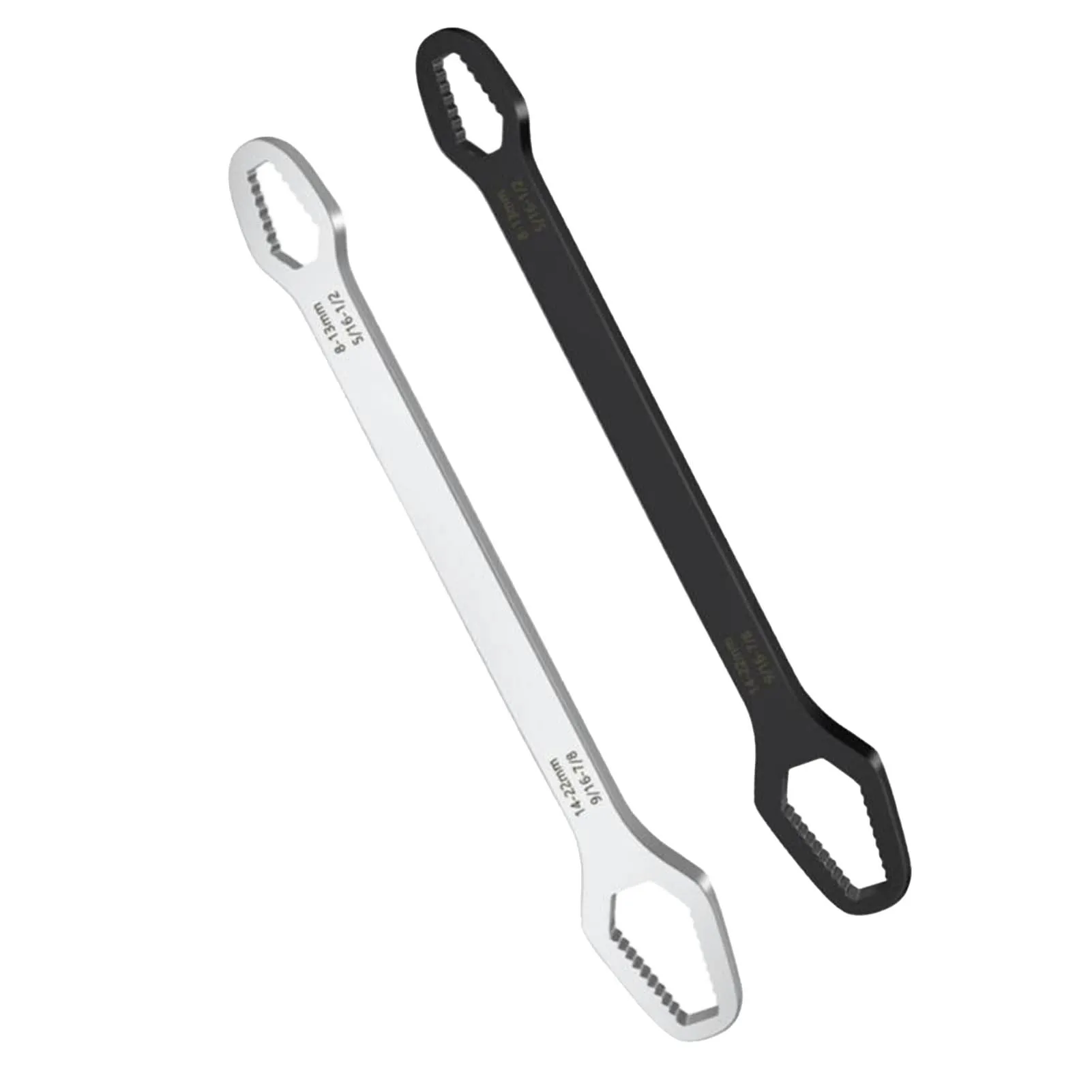 

Universal Double Sided Wrench Double-Ended Multifunctional Torx Wrench 8mm-22mm Self-Tightening Adjustable Ratchet Wrench For