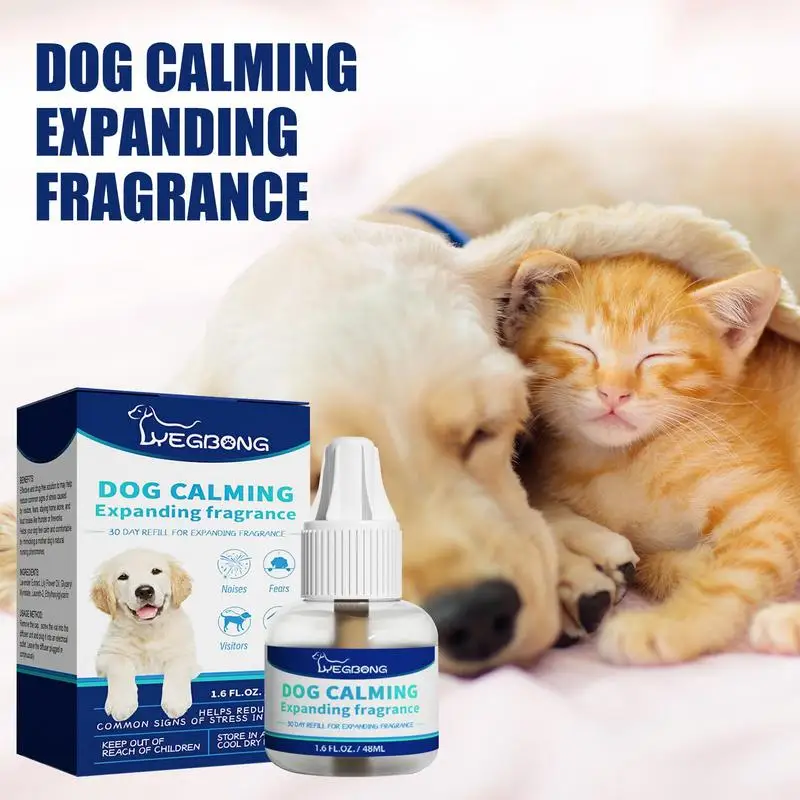 

Dog Calming Spray Pet Safe Healthy Anti-anxiety Liquid Sprays Long Lasting Pet Accessories Fragrance Pets Pheromone Dog Dropper