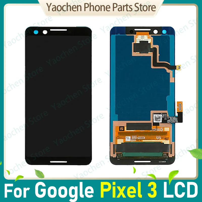 

For Google Pixel 3 Lcd Display Screen Touch Glass Digitizer Frame pixel3 Replacement second