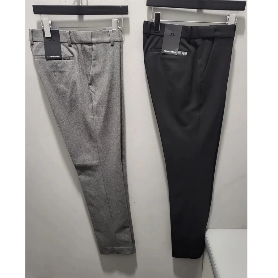 New golf men's frosted golf trousers warm and comfortable straight slim long style 골프 남성용 팬츠